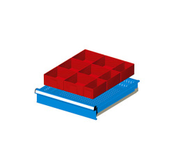 Delenie zásuviek 24x27 Eh (396x447mm)