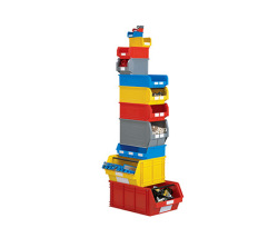 Skosené plastové boxy