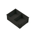 Dělící box pro stohovací boxy série Athena, Thema, se 2 buňkami - recyklát
