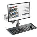 Otočné rameno s přihrádkou a držákem na monitor