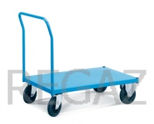 Manipulačný vozík s kovovou základňou