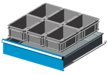 Sada dělení zásuvky 150-175 mm Sada dělení zásuvky 150-175 mm