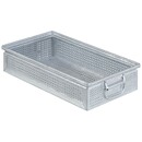 Kovový stohovací box perforovaný