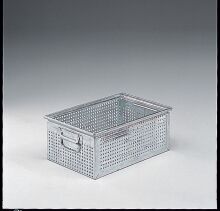 Kovov stohovac box perforovan