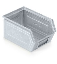 Zkosený kovový stohovací box