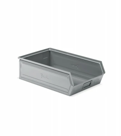 Zkosený kovový stohovací box