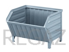 Kovov kontejner se zkosenm elem