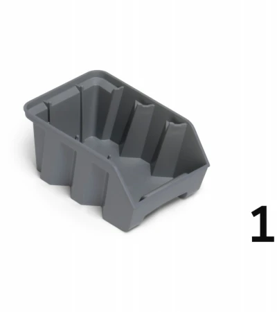 Zkosený stohovací AIR box - recyklát