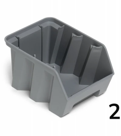Zkosený stohovací AIR box - recyklát