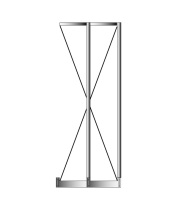 Dvojitý přídavný sloupec se stabilizačním křížením, výška 2010 mm Dvojitý přídavný sloupec se stabilizačním křížením, výška 2010 mm